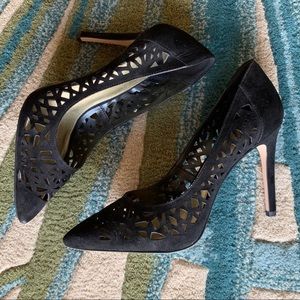 BCBGeneration Black Harrah Heels